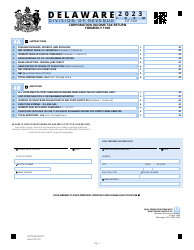 Form CIT-TAX Corporation Income Tax Return - Delaware, Page 3