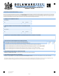 Form CIT-SCH Corporate Schedule of Non-business Income/Loss - Delaware, Page 2