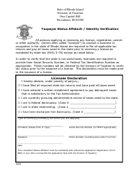 Form BAR Business Application and Registration - Rhode Island, Page 5