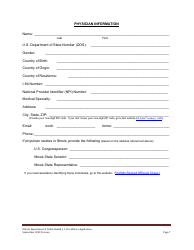 State 30 J-1 Visa Waiver Program Application - Illinois, Page 7