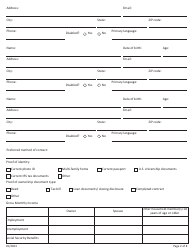Grant Recipient Application Form - Clear-Win Program - Illinois, Page 2