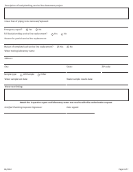 Clear-Win Grantee Agency Lead Plumbing Abatement Project, 7-day Prior Approval Request Form - Illinois, Page 4