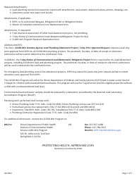 Clear-Win Grantee Agency Lead Plumbing Abatement Project, 7-day Prior Approval Request Form - Illinois, Page 7