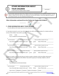 Document preview: Other Information About Your Children - Draft - Illinois