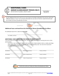 Document preview: Additional Cases (Minor Guardianship Person Only) - Draft - Illinois
