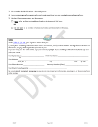 Consent to Guardianship of Minor and Appearance (Person Only) - Draft - Illinois, Page 2