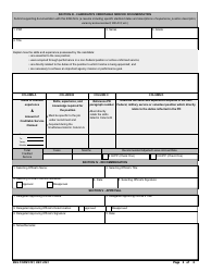 ENG Form 6101 Enhanced Annual Leave - Justification &amp; Approval, Page 2