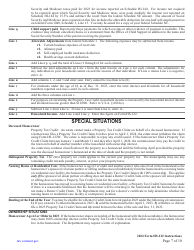 Instructions for Form HS-122 Schedule HI-144 Vermont Homestead Declaration and Property Tax Credit Claim - Vermont, Page 7