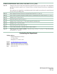 Instructions for Schedule IN-119 Vermont Tax Adjustments and Nonrefundable Credits - Vermont, Page 4