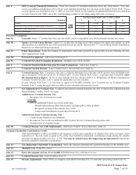 Instructions for Form IN-111 Vermont Income Tax Return - Vermont, Page 7