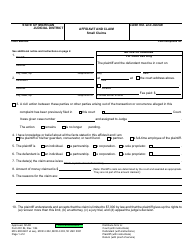 Document preview: Form DC84 Affidavit and Claim - Small Claims - Michigan