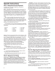 Instructions for IRS Form 2220 Underpayment of Estimated Tax by Corporation, Page 2