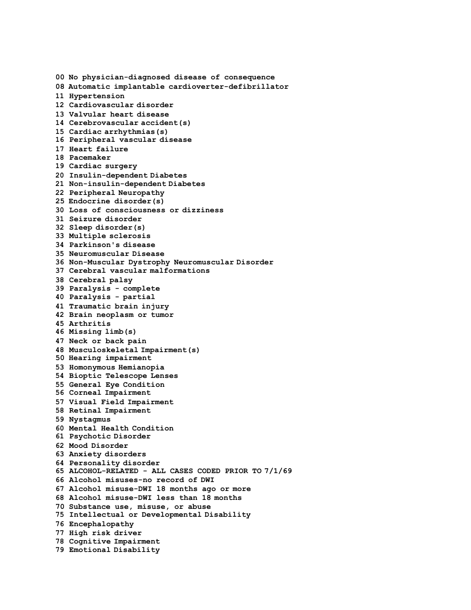 Form DL-78 Medical Report Form - North Carolina, Page 10