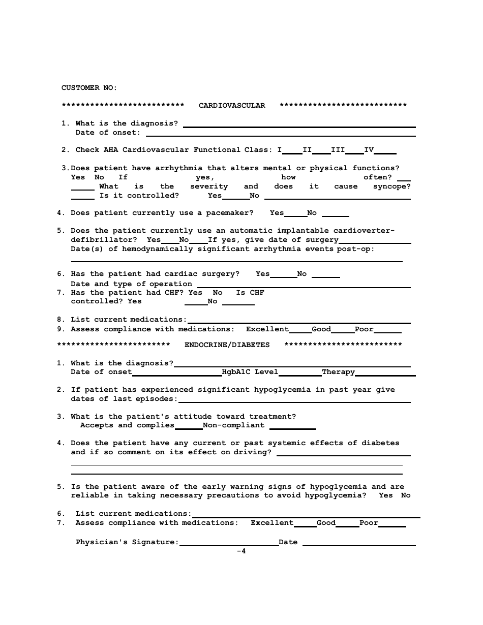 Form DL-78 Medical Report Form - North Carolina, Page 6