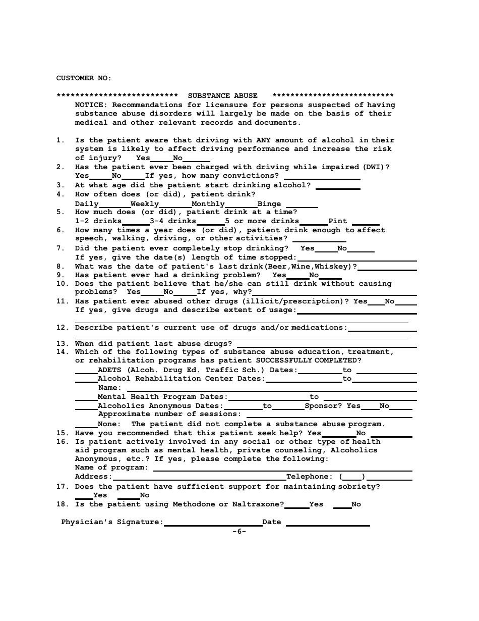 Form DL-78 Medical Report Form - North Carolina, Page 8