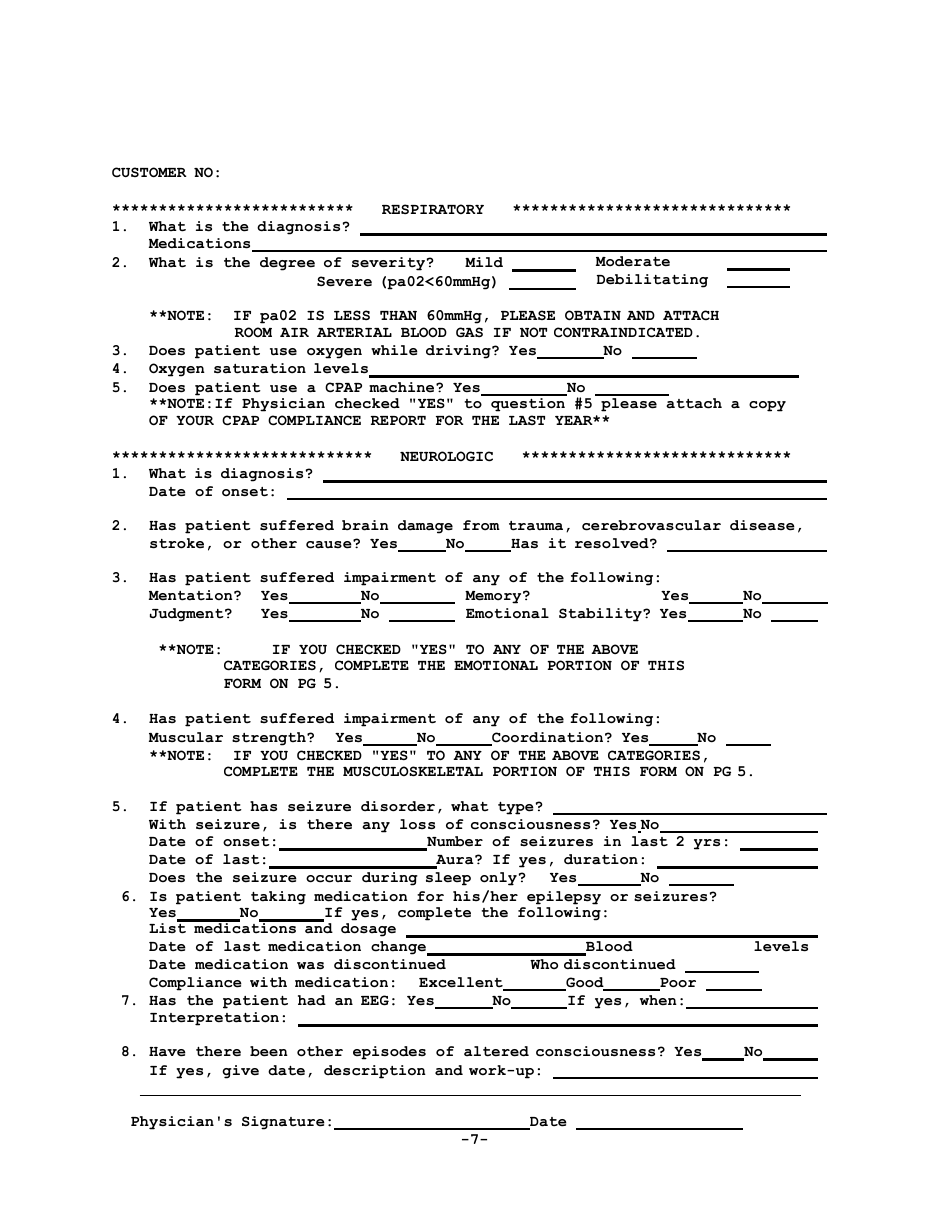 Form DL-78 Medical Report Form - North Carolina, Page 9