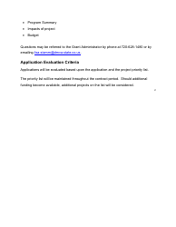 Vtf Vclc Grant Application Form - Colorado, Page 4