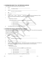 Petition for Plenary Guardianship of a Minor (Person Only) - Draft - Illinois, Page 2