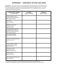 Form UCT-7937 Corporate Officer Exclusion Worksheet - Wisconsin, Page 2
