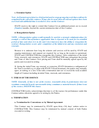 Goods and Services Contract Template - North Dakota, Page 4