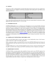 Goods and Services Contract Template - North Dakota, Page 7