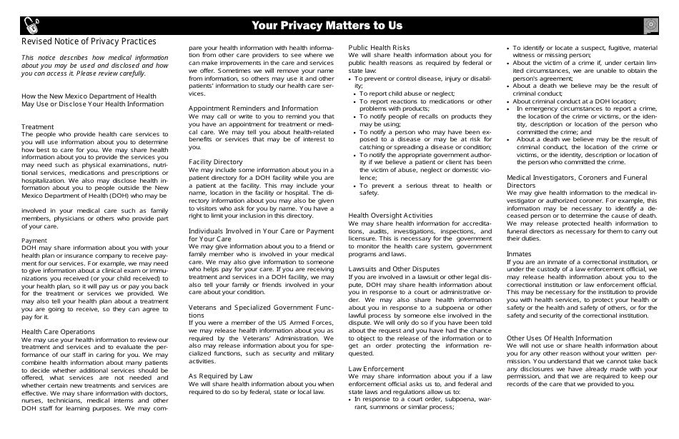 Home and Community Based Waivers and Intermediate Care Facility for Individuals With Intellectual Disabilities (Icf / Iid) - New Mexico, Page 6