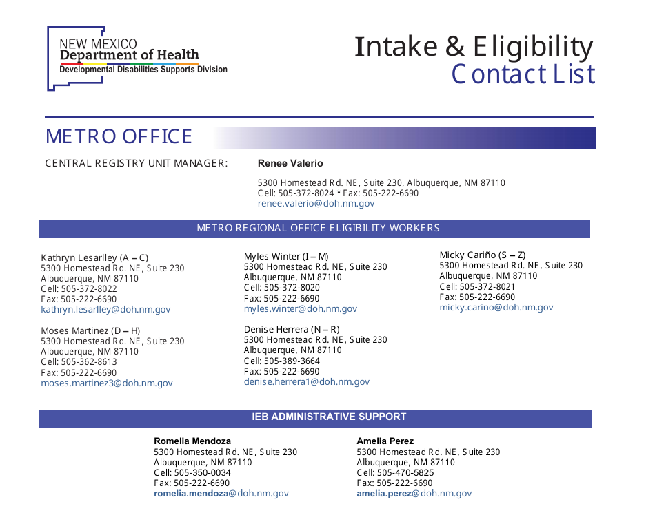 Home and Community Based Waivers and Intermediate Care Facility for Individuals With Intellectual Disabilities (Icf / Iid) - New Mexico, Page 8