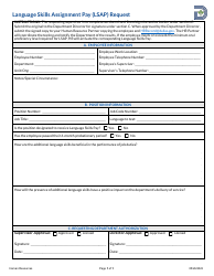 Document preview: Language Skills Assignment Pay (Lsap) Request - City of Dallas, Texas