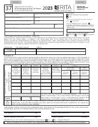 Document preview: Form 37 Rita Individual Income Tax Return - Ohio, 2023
