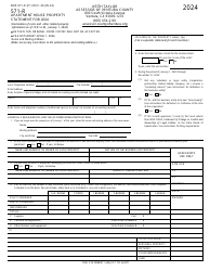Document preview: Form BOE-571-R Apartment House Property Statement - Ventura County, California, 2024