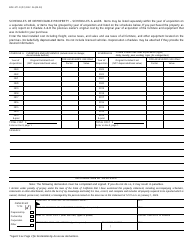 Form BOE-571-R Apartment House Property Statement - Ventura County, California, Page 2