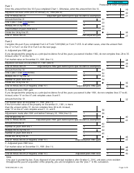Form T2091(IND)-WS Principal Residence Worksheet - Canada, Page 2