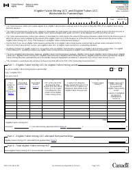 Document preview: Form T5013 Schedule 444 Eligible Yukon Mining Ucc and Eligible Yukon Ucc Worksheet for Partnerships - Canada