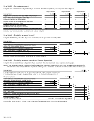 Form T2203 (9401-D) Worksheet NL428MJ Newfoundland and Labrador - Canada, Page 2