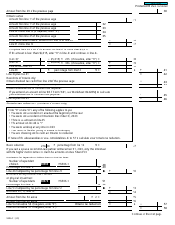 Form T2203 (9406-C; ON428MJ) Part 4 Ontario Tax (Multiple Jurisdictions) - Canada, Page 2