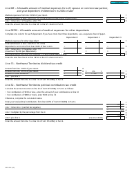 Form T2203 (9412-D) Worksheet NT428MJ Northwest Territories - Canada, Page 3