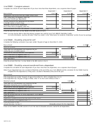 Form T2203 (9407-D) Worksheet MB428MJ Manitoba - Canada, Page 2