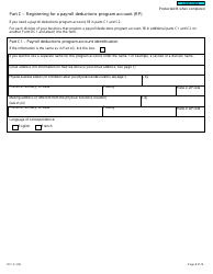 Form RC1 Request for a Business Number and Certain Program Accounts - Canada, Page 8