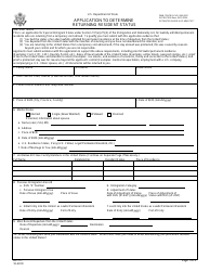 Document preview: Form DS-117 Application to Determine Returning Resident Status