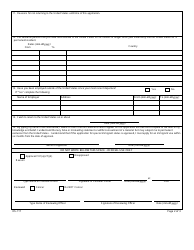Form DS-117 Application to Determine Returning Resident Status, Page 2