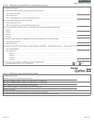 Form T1200 Actuarial Information Summary - Canada, Page 14
