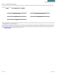 Form T1200 Actuarial Information Summary - Canada, Page 16