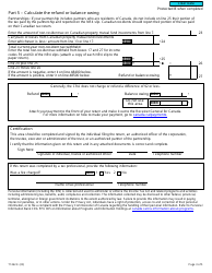 Form T1262 Part Xiii.2 Tax Return for Non-resident&#039;s Investments in Canadian Mutual Funds - Canada, Page 3