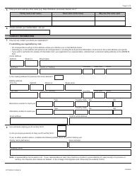 Form CIT0002 Application for Canadian Citizenship Adults (18 Years of Age or Older) Applying Under Subsection 5(1) - Canada, Page 2