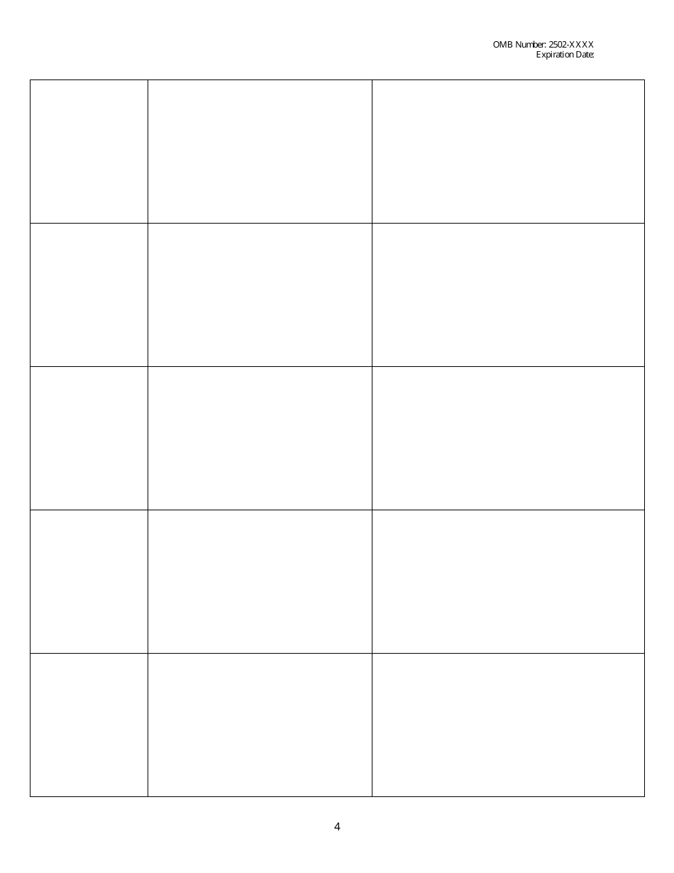 Form HUD-91045 Homeownership Initiative Chart, Page 4