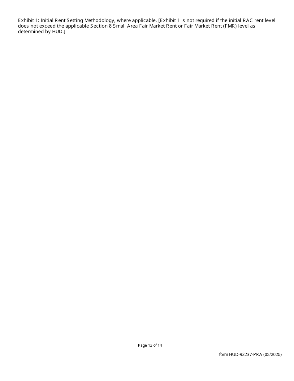 Form HUD-92237-PRA Part II Rental Assistance Contract - Section 811 Project Rental Assistance (Pra), Page 13