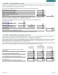 Form 5000-D1 Federal Worksheet - Canada, Page 7