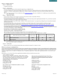 Form T3-ADJ T3 Adjustment Request - Canada, Page 2