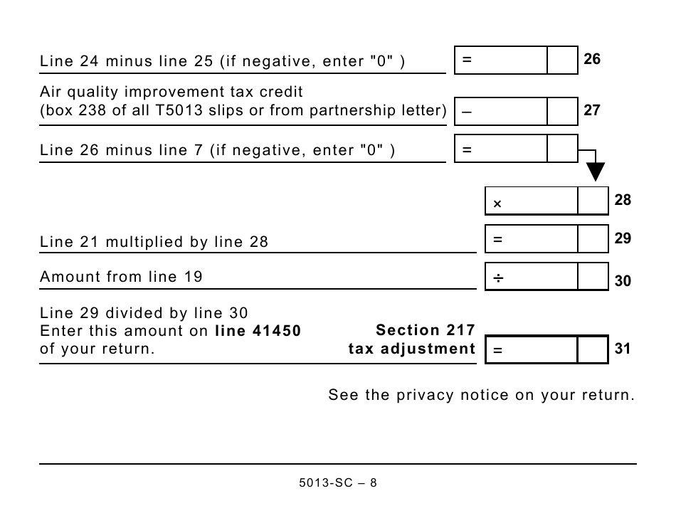 Form 5013 Sc Schedule C 2023 Fill Out Sign Online And Download Printable Pdf Canada 