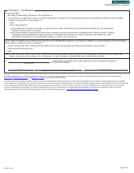 Form T5001 Application for Tax Shelter Identification Number and Undertaking to Keep Books and Records - Canada, Page 5